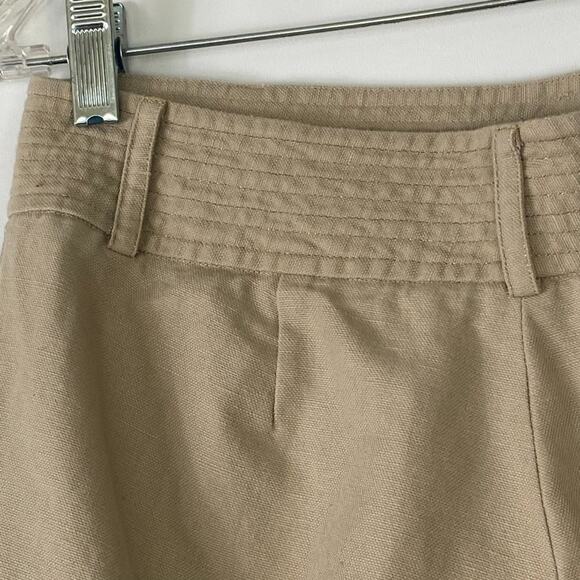 DIANE von Furstenberg Linen Blend Bermuda Boy Shorts NWT - Picture 7 of 9